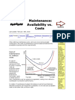 Availability Vs Costs