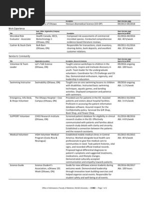 CV/Resume