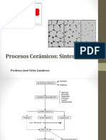 Procesos cerámicos: Sinterización