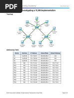 6.1.2.7 Packet Tracer - Investigating A VLAN Implementation Instructions