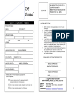 Applic Cation Form: Region Applicant T'S Name Provinc E/City