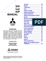 Mitsubishi Colt / Lancer Workshop Manual: Foreword