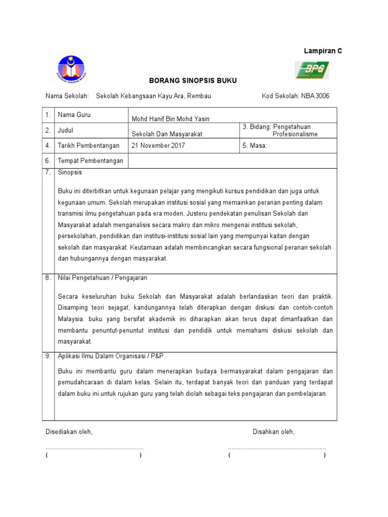 Sinopsis Sekolah 3