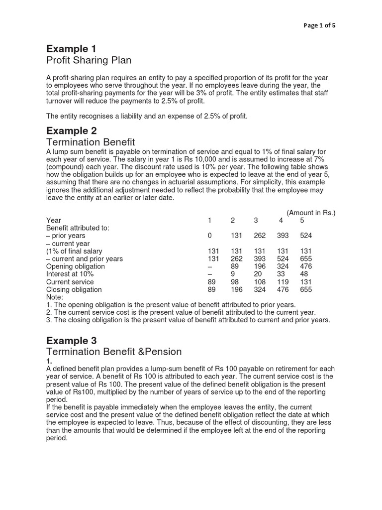 Examples Defined Benefit Pension Plan Pension