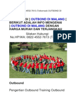 Outbond Di Malang