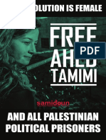 Free Ahed Poster