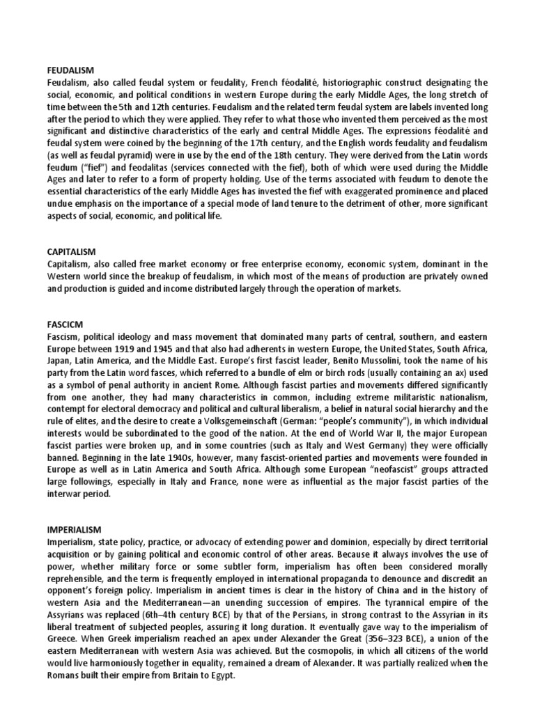 Overview of Feudalism in Medieval Europe | PDF | History