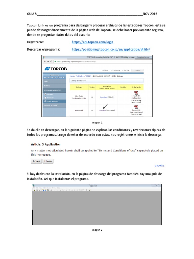 Guía de Uso de Topcon Link Software | PDF | Software | Informática