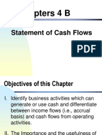Chapters 4 B: Statement of Cash Flows