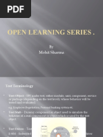 Open Learning Series .: by Mohit Sharma