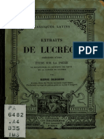 Bergson Sobre Lucrecio Extractos Curso 1883 - FR PDF