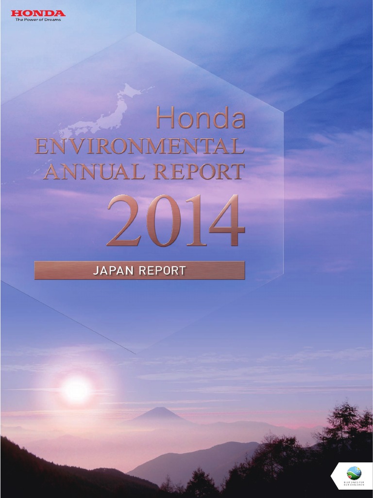 Honda Annual Report PDF Corporate Social Responsibility Honda