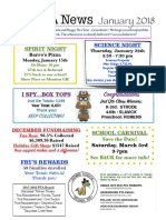 January Pta Newsletter