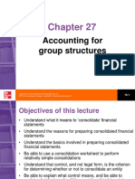Accounting For Group Structures: Ppts To Accompany Deegan, Australian Financial Accounting 7E