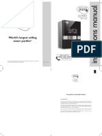 Pureit Marvella Ultima RO+UV - Manual - FN PDF