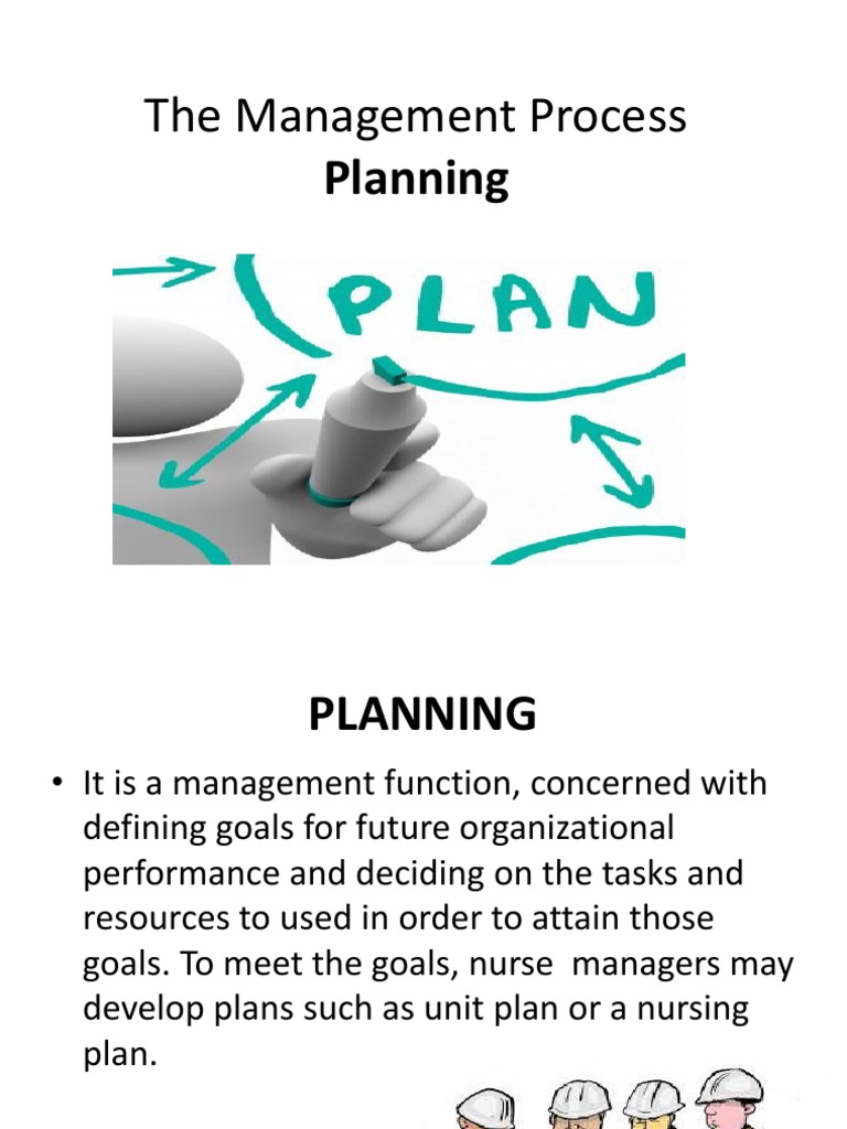 The Management Process Planning | PDF | Goal | Economies