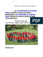 Outbound Di Coban Rais