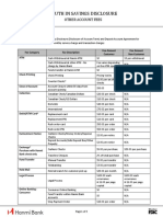 Fee Schedule