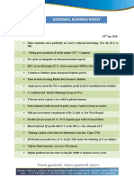 Goodwill Digest 18th Jan 2018