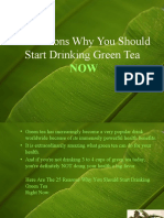 25 Reasons Why You Should Start Drinking Green Tea