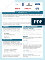 Automotive Industry Guiding Principles To Enhance Sustainability Performance in The Supply Chain