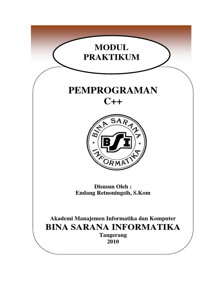 Modul Praktikum Pemrograman C++ | PDF
