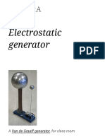 Electrostatic Generator