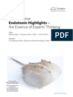 ECA Webinar Endotoxin Highlights