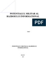 Potenţialul Militar Al Războiului Informaţional 