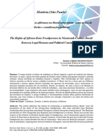 Os Direitos Dos Libertos Africanos No Brasil Oitocentista