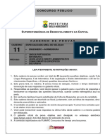 Caderno 11 - Engenheiro Agrimensura-SUDECAP FUMARC