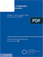 (London Mathematical Society Student Texts 88) Derek F. Holt, Sarah Rees, Claas E. Röver-Groups, Languages and Automata-Cambridge University Press (2017)