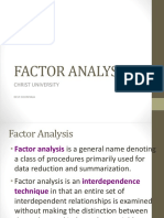 Factor Analysis