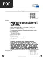 Resolution Parlement UE RDC