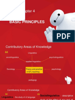 Chapter 4: Basic Principles of Contributory Areas of Knowledge