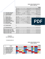 Jadwal Dinas 31 Hari