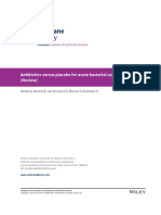 Antibiotics Versus Placebo For Acute Bacterial Conjunctivitis (Review) PDF