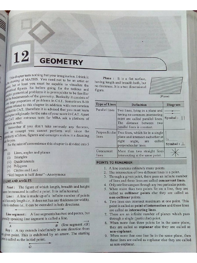 Sarvesh Verma Geometry Chapter @QuantHub PDF | PDF