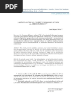 Articulo 17 de La Constitución Como Opción Al Orden Jurídico
