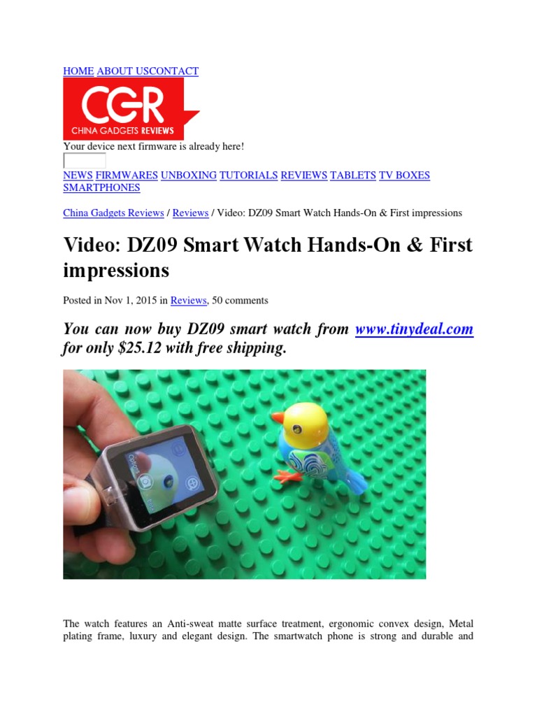 Smart Watch Info PDF Smartwatch Android (Operating System)
