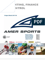Amer Sports' Financial Analysis 