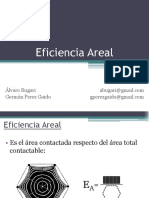 Eficiencia Areal