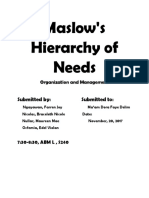 Hierarchy of Need