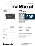 AUDI CQ-JA1920L CQ-JA1924L-Car Radio Manuals