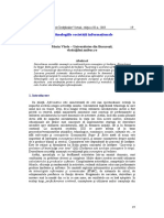 Tehnologiile Societăţii Informaţionale PDF