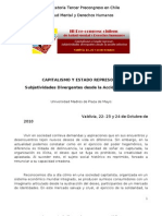 Convocatoria Precongreso Salud Mental y Derechos Humanos 2010