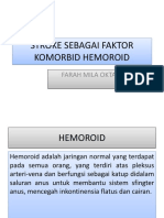 Stroke Sebagai Faktor Komorbid Hemoroid