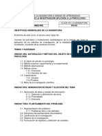 102 Metodología de La Investigación Aplicada A La Psicología I - 2014