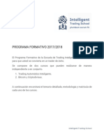 Programa Formativo 2017-2018 ITS