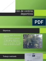 Reforestación de Centros Deportivos Exposicion
